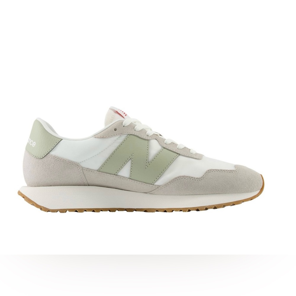 New Balance 237 Lifestyle Sneakers Shoes White Moonrock Olivine Women 8.5 Men 7